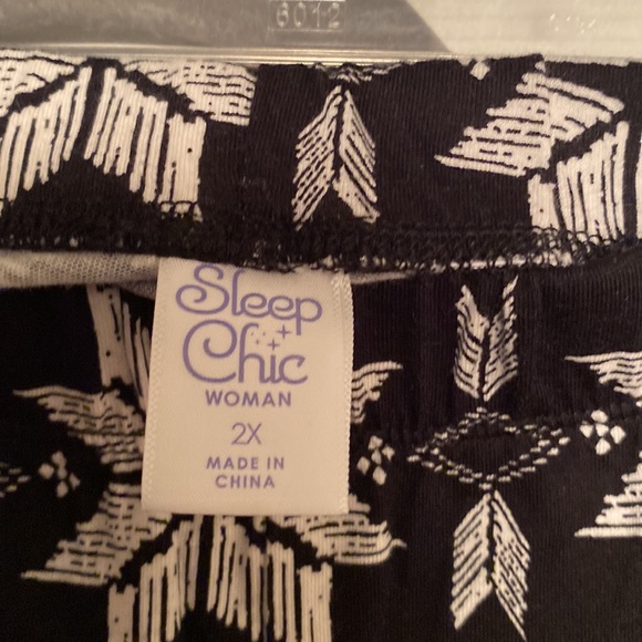 New Sleep Chic 3 Piece Pajama Set…size 2X - Picture 6 of 7